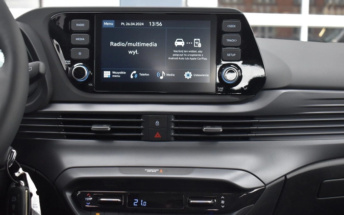 Hyundai i20 cena 90400 przebieg: 1, rok produkcji 2024 z Pyrzyce małe 172